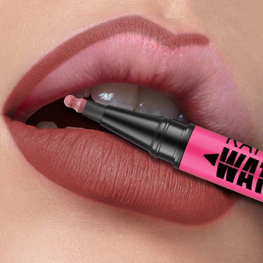 1PC 12-Color Waterproof Matte Lip Liner Pencil