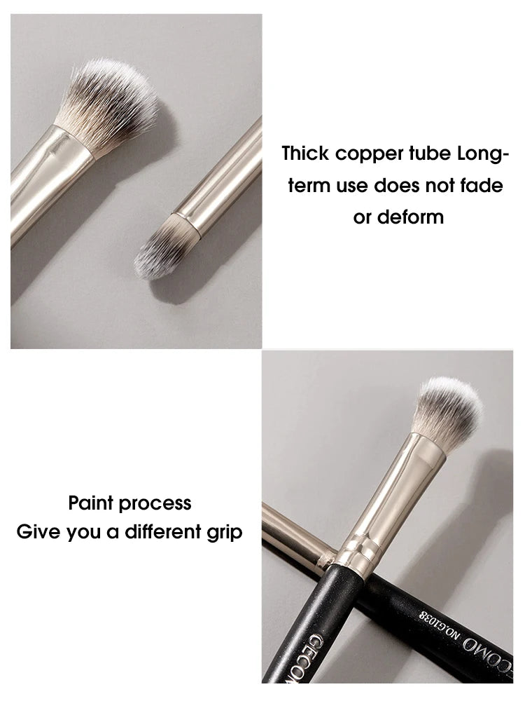Double-Headed Eyeshadow Brush for Makeup Beginners
